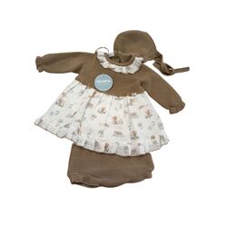 25675 JESUSITO ANIMALITOS GORRO JULIANA. ROPA PARA BEBES ,PREMAMA Y COLEGIAL - DE 0 5 AÑOS INVIERNO Vestidos . TALLAS 1M. 