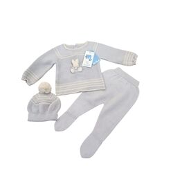 9809 Traje 3 pz  canesú conejo rabit Moonlight Mac ilusión. ROPA PARA BEBES ,PREMAMA Y COLEGIAL - DE 0 5 AÑOS INVIERNO INFANTIL