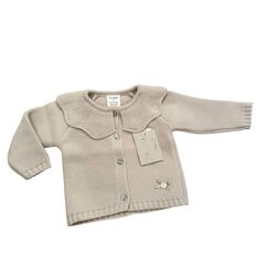 R9510 CHAQUETA NIÑA CON VOLANTE LINO  CUCADAS. ROPA PARA BEBES ,PREMAMA Y COLEGIAL - DE 0 5 AÑOS INVIERNO NIÑA Jerseys Chaquetas