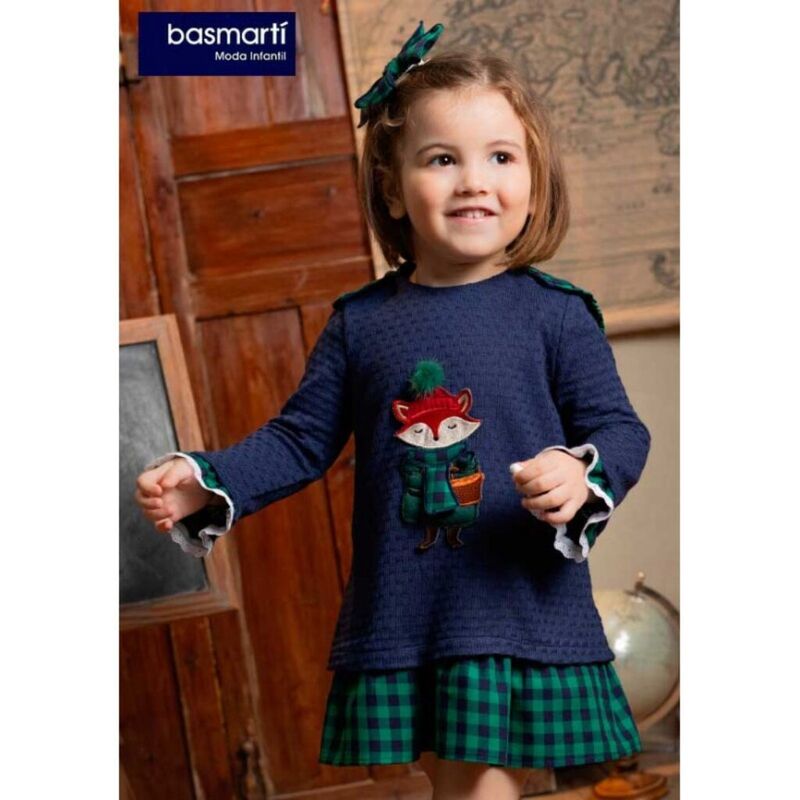 25532 VESTIDO METROPOLITAN BASMARTI. ROPA PARA BEBES ,PREMAMA Y COLEGIAL - DE 0 5 AÑOS INFANTIL VERANO NIÑA Vestidos INVIERNO .