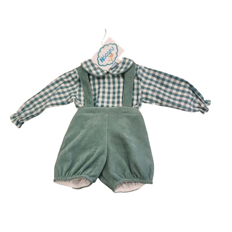 CB-625 CONJUNTO 2 PIEZAS TIROLES FAMILIA CATALINA SARDON. ROPA PARA BEBES ,PREMAMA Y COLEGIAL - DE 0 5 AÑOS INVIERNO . TALLAS 12