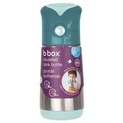 BB00457U Botella térmica con pajita 350ml - Emerald Forest INFANETO. PUERICULTURA Y COMPLEMENTOS PARA BEBES - COMIDA VASOS TAZAS
