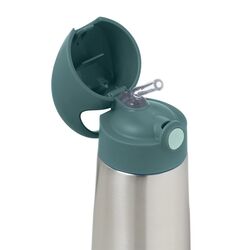 BB00457U Botella térmica con pajita 350ml - Emerald Forest INFANETO. PUERICULTURA Y COMPLEMENTOS PARA BEBES - COMIDA VASOS TAZAS