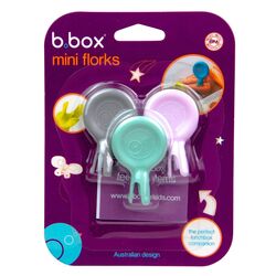 BB00742U Mini tenedores (3 ud.)  infaneto. PUERICULTURA Y COMPLEMENTOS PARA BEBES - COMIDA ACCESORIOS DE COCINA VAJILLAS