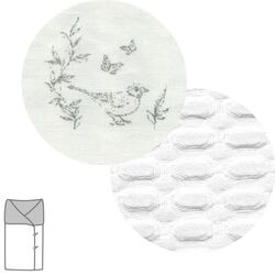 54262 SACO CAPAZO X SIN CAPUCHA MERLO CRUDO 33x70x5 CM  CAMBRASS. COCHECITOS-CARRICOCHES PARA BEBE SACOS Y TEXTILES DE CAPAZO