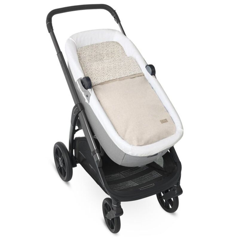 044 182801 SACO COCHE "LIRIO PAZ RODRIGUEZ. COCHECITOS-CARRICOCHES PARA BEBE SACOS Y TEXTILES DE CAPAZO SOBRE PUNTO . Color 0. 