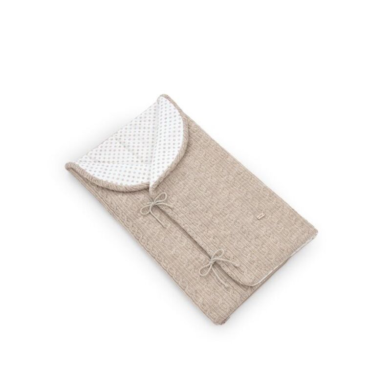 071 182763 SACO NANA SOLAPAS PUNTO/TELA "LUNAR" PAZ RODRIGUEZ. COCHECITOS-CARRICOCHES PARA BEBE SACOS Y TEXTILES DE SOBRE PUNTO
