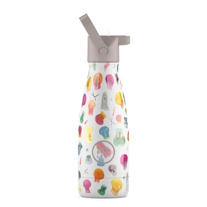 CBBK26CS The Kids Bottle - Crazy Skulls 260ml COOLBOTTLES. ROPA PARA BEBES ,PREMAMA Y COLEGIAL - COLEGIO ,MANDILONES, MOCHILAS