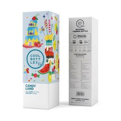 CBBK35CL The Kids Bottle - Candy Land 350ml COOOL BOTTLES. ROPA PARA BEBES ,PREMAMA Y COLEGIAL - COLEGIO ,MANDILONES, MOCHILAS