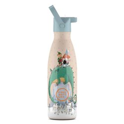 CBBK35DD The Kids Bottle - Dragon Dreams 350ml  COOLBOTTLES. ROPA PARA BEBES ,PREMAMA Y COLEGIAL - COLEGIO ,MANDILONES, MOCHILAS