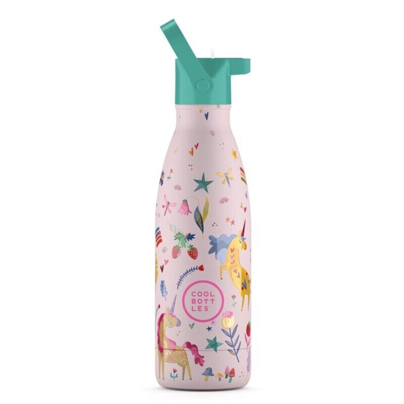 CBBK35FU The Kids Bottle - Funny Unicorns 350ml COOLBOTTLES. ROPA PARA BEBES ,PREMAMA Y COLEGIAL - COLEGIO ,MANDILONES, MOCHILAS