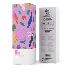 CBBK50FF The Kids Bottle - Fly Free 500ml COOLBOTTLES. ROPA PARA BEBES ,PREMAMA Y COLEGIAL - COLEGIO ,MANDILONES, MOCHILAS