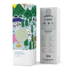 CBBK50OA The Kids Bottle - Outdoor Adventure 500ML COOLBOTTLES. PUERICULTURA Y COMPLEMENTOS PARA BEBES - COMIDA TERMOS