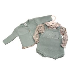 VE-400 CONJUNTO 3 PIEZAS RANITA FAMILIA CARMEN SARDON. ROPA PARA BEBES ,PREMAMA Y COLEGIAL - DE 0 5 AÑOS INVIERNO Conjuntos