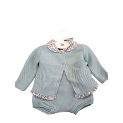 VE-400 CONJUNTO 3 PIEZAS RANITA FAMILIA CARMEN SARDON. ROPA PARA BEBES ,PREMAMA Y COLEGIAL - DE 0 5 AÑOS INVIERNO Conjuntos