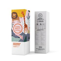 CBBK26SK The Kids Bottle - Savannah Kingdom 260ml  COOLBOTTLES. ROPA PARA BEBES ,PREMAMA Y COLEGIAL - COLEGIO ,MANDILONES,