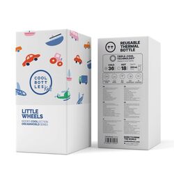 CBKD35LW The Kiddie Bottle - Little Wheels 350ml COOLBOTTLES. ROPA PARA BEBES ,PREMAMA Y COLEGIAL - COLEGIO ,MANDILONES,