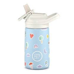 CBKD35RC The Kiddie Bottle - Rainbow Clouds 350ML COOLBOTTLES. ROPA PARA BEBES ,PREMAMA Y COLEGIAL - COLEGIO ,MANDILONES,