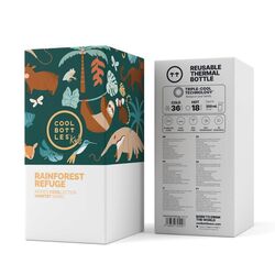 CBKD35RR The Kiddie Bottle - Rainforest Refuge 350ml COOLBOTTLES. ROPA PARA BEBES ,PREMAMA Y COLEGIAL - COLEGIO ,MANDILONES,