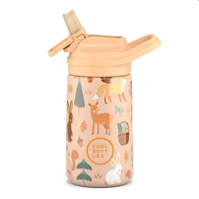 CBKD35WB The Kiddie Bottle - Woodland Buddies 350ml COOL BOTTLES. ROPA PARA BEBES ,PREMAMA Y COLEGIAL - COLEGIO ,MANDILONES,