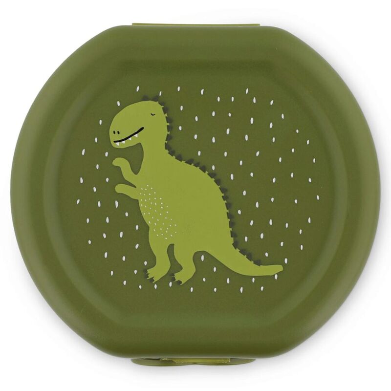 06201 Fiambrera con clip - 2 Uds. - Mr. Dino TRIXI. PUERICULTURA Y COMPLEMENTOS PARA BEBES - COMIDA TERMOS RECIPIENTES ROPA