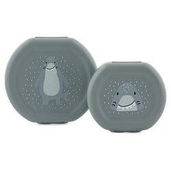 06225 Fiambrera con clip - 2 Uds. - Mr. Shark TRIXI. PUERICULTURA Y COMPLEMENTOS PARA BEBES - COMIDA TERMOS RECIPIENTES ROPA