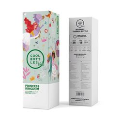 CBBK35PK The Kids Bottle   Princess Kingdom  COOLBOTTLES. PUERICULTURA Y COMPLEMENTOS PARA BEBES - COMIDA VASOS TAZAS TERMOS