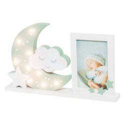 DO6121402 LUNA Y MARCO 10X15 MENTA DOOKY ACCONS. MOBILIARIO Y DECORACION PARA BEBE - ACCESORIOS . Color Verde. 