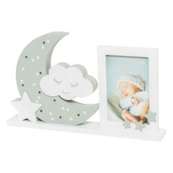 DO6121402 LUNA Y MARCO 10X15 MENTA DOOKY ACCONS. MOBILIARIO Y DECORACION PARA BEBE - ACCESORIOS . Color Verde. 