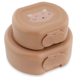 06222 Fiambrera con clip - 2 Uds. - Mrs. Cat TRIXI. PUERICULTURA Y COMPLEMENTOS PARA BEBES - COMIDA TERMOS RECIPIENTES . Color