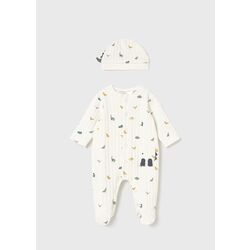 2717 Pelele con gorro dinosaurio recién nacido Mayoral. ROPA PARA BEBES ,PREMAMA Y COLEGIAL - DE 0 5 AÑOS INTERIOR Pijamas Niño