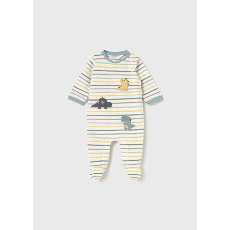 2718 Pelele tundosado rayas recién nacido mayoral. ROPA PARA BEBES ,PREMAMA Y COLEGIAL - DE 0 5 AÑOS INTERIOR Pijamas Niño Niña