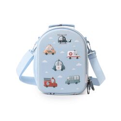 Bolsa Merienda Térmica 3D City Cars Personalizable Tutete. PUERICULTURA Y COMPLEMENTOS PARA BEBES - COMIDA TERMOS RECIPIENTES .