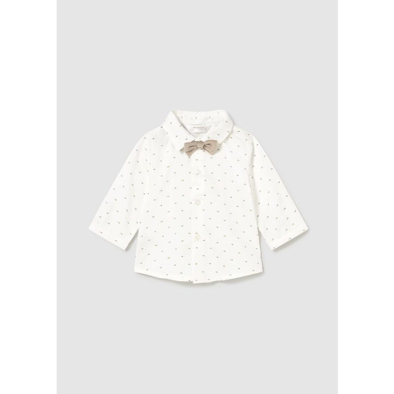 2196 Camisa con pajarita recién nacido mayoral. ROPA PARA BEBES ,PREMAMA Y COLEGIAL - DE 0 5 AÑOS INVIERNO RECIEN NACIDO 0-1M