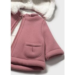 2493 CHAQUETON PUNTO MAYORAL. ROPA PARA BEBES ,PREMAMA Y COLEGIAL - DE 0 5 AÑOS INVIERNO RECIEN NACIDO 0-1M 50CM . Color Rosa.