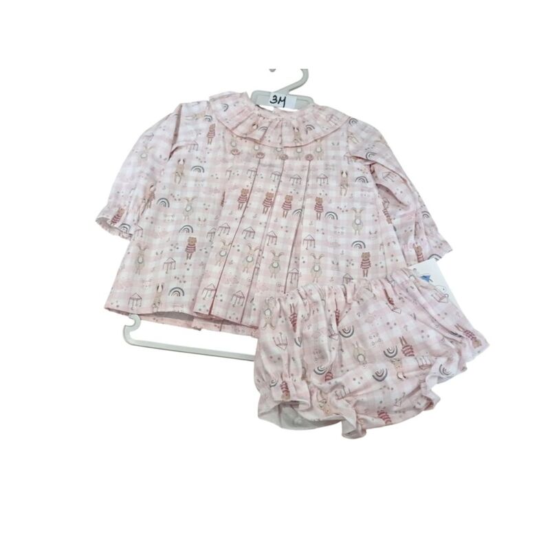 25401 Chambrita Bebé con gorrito y Braga babyfer. ROPA PARA BEBES ,PREMAMA Y COLEGIAL - DE 0 5 AÑOS . TALLAS 3 meses. 