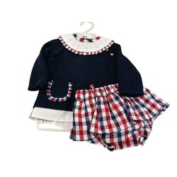 25725 Conjunto niña falda Braga y sudadera babyferr. ROPA PARA BEBES ,PREMAMA Y COLEGIAL - DE 0 5 AÑOS . TALLAS 3 meses. 