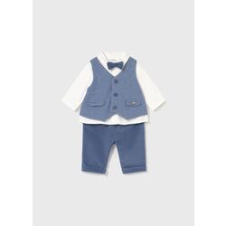 2581 CONJUNTO PANTALÓN CAMISA MAYORAL. ROPA PARA BEBES ,PREMAMA Y COLEGIAL - DE 0 5 AÑOS INVIERNO RECIEN NACIDO 0-1M 50CM .