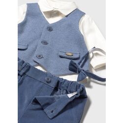 2581 CONJUNTO PANTALÓN CAMISA MAYORAL. ROPA PARA BEBES ,PREMAMA Y COLEGIAL - DE 0 5 AÑOS INVIERNO RECIEN NACIDO 0-1M 50CM .