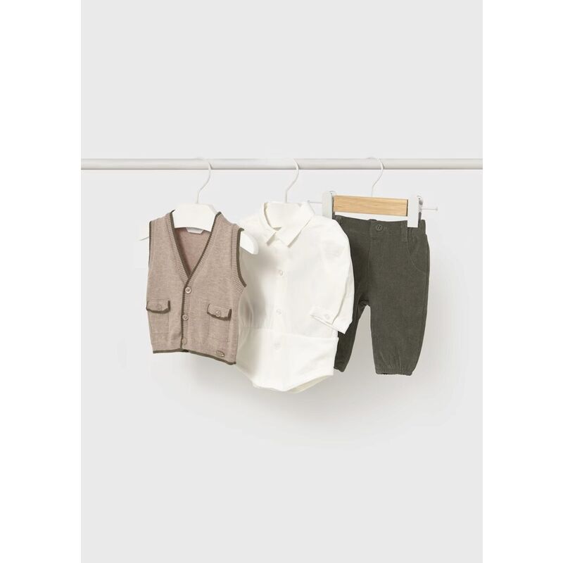 2582 CONJUNTO PANTALÓN BODY MAYORAL. ROPA PARA BEBES ,PREMAMA Y COLEGIAL - DE 0 5 AÑOS INVIERNO RECIEN NACIDO 0-1M 50CM . Color