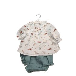 CL 001 CELESTE JESUSITO DANIESTY. ROPA PARA BEBES ,PREMAMA Y COLEGIAL - DE 0 5 AÑOS INVIERNO NIÑA Vestidos Conjuntos . TALLAS 3