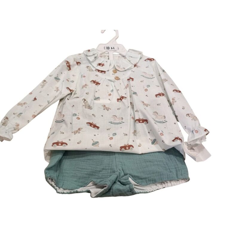 CL 007 CELESTE CJTO PANTALON NIÑO DANIESTY. ROPA PARA BEBES ,PREMAMA Y COLEGIAL - DE 0 5 AÑOS INVIERNO NIÑO Conjuntos . TALLAS 6