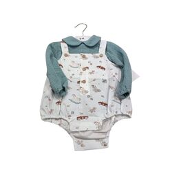 CL 020 CELESTE PETO+CAMISA NIÑO DANIESTY. ROPA PARA BEBES ,PREMAMA Y COLEGIAL - DE 0 5 AÑOS INVIERNO NIÑO Conjuntos Camisas
