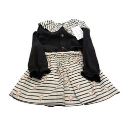 MON 006 MONI CJTO FALDA NIÑA DANIESTY. ROPA PARA BEBES ,PREMAMA Y COLEGIAL - DE 0 5 AÑOS INVIERNO NIÑA Vestidos . TALLAS 4 años.