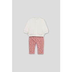 351004 CONJUNTO CHANDAL ROSA. ROPA PARA BEBES ,PREMAMA Y COLEGIAL - DE 0 5 AÑOS INVIERNO NIÑA deportiva . TALLAS 1M. 
