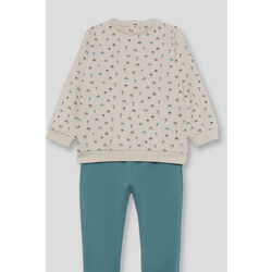 352014 CONJUNTO CHANDAL AZUL VERDOSO. ROPA PARA BEBES ,PREMAMA Y COLEGIAL - DE 0 5 AÑOS INVIERNO NIÑO Deportiva . TALLAS 1M. 