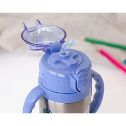 5053 KIOKIDS BOTELLA ENTRENAMIENTO COHETE AZUL 280ML ACERO INOXIDABLE. PUERICULTURA Y COMPLEMENTOS PARA BEBES - COMIDA TERMOS