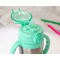 5054 KIOKIDS BOTELLA ENTRENAMIENTO DRAGÓN VERDE 280ML ACERO INOXIDABLE. ROPA PARA BEBES ,PREMAMA Y COLEGIAL - COLEGIO