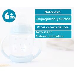 53 Taza de aprendizaje 270 ml step 1 kiokids ni. PUERICULTURA Y COMPLEMENTOS PARA BEBES - COMIDA VASOS TAZAS ROPA ,PREMAMA