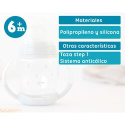 53 Taza de aprendizaje 270 ml step 1 kiokids ni. PUERICULTURA Y COMPLEMENTOS PARA BEBES - COMIDA VASOS TAZAS ROPA ,PREMAMA
